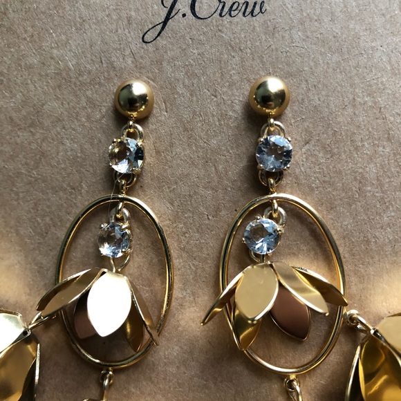 J. Crew Blossom drop earrings - Picture 3 of 7